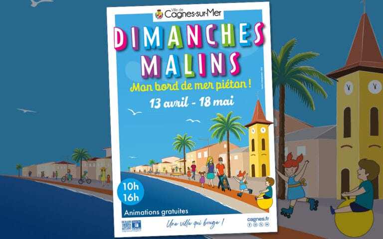 Dimanches malins sur le bord de mer piéton